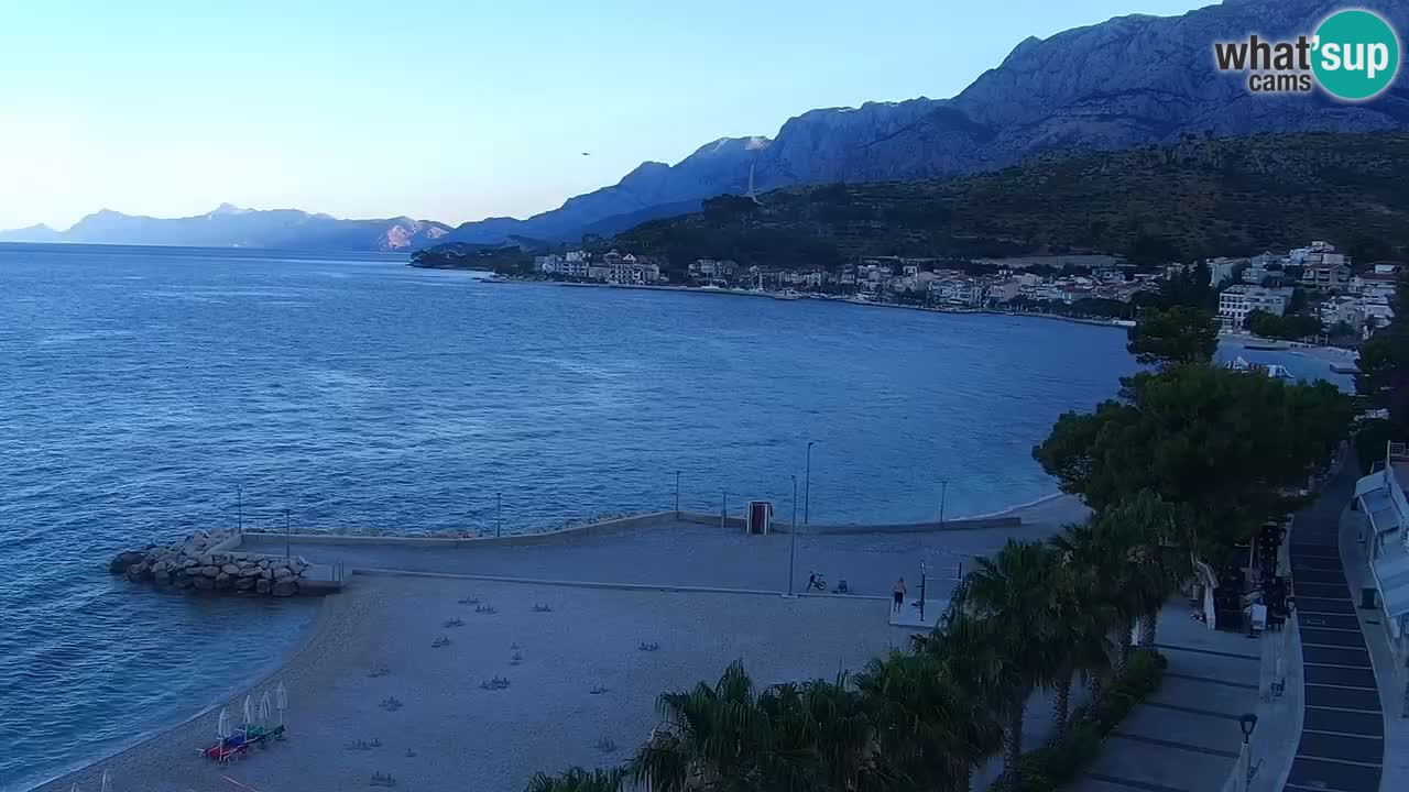 Live webcam Podgora beach – Dalmatia – Croatia