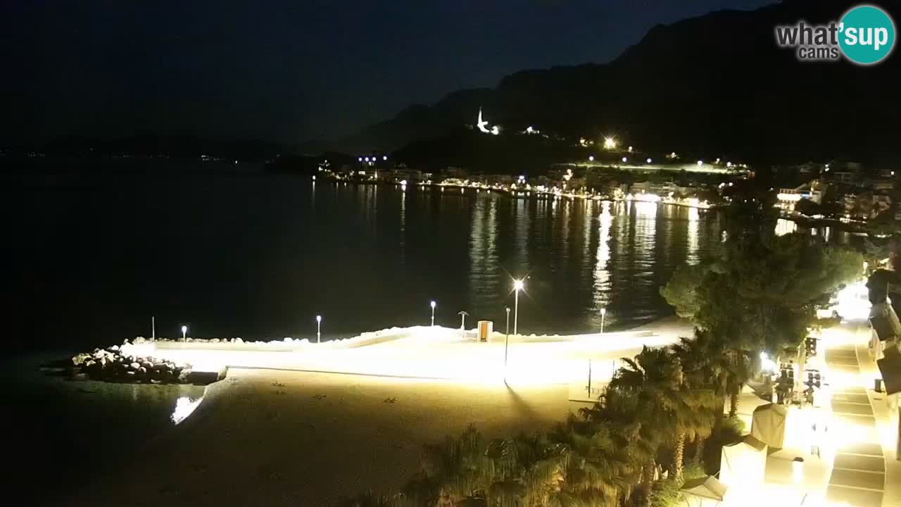 Live webcam Podgora beach – Dalmatia – Croatia