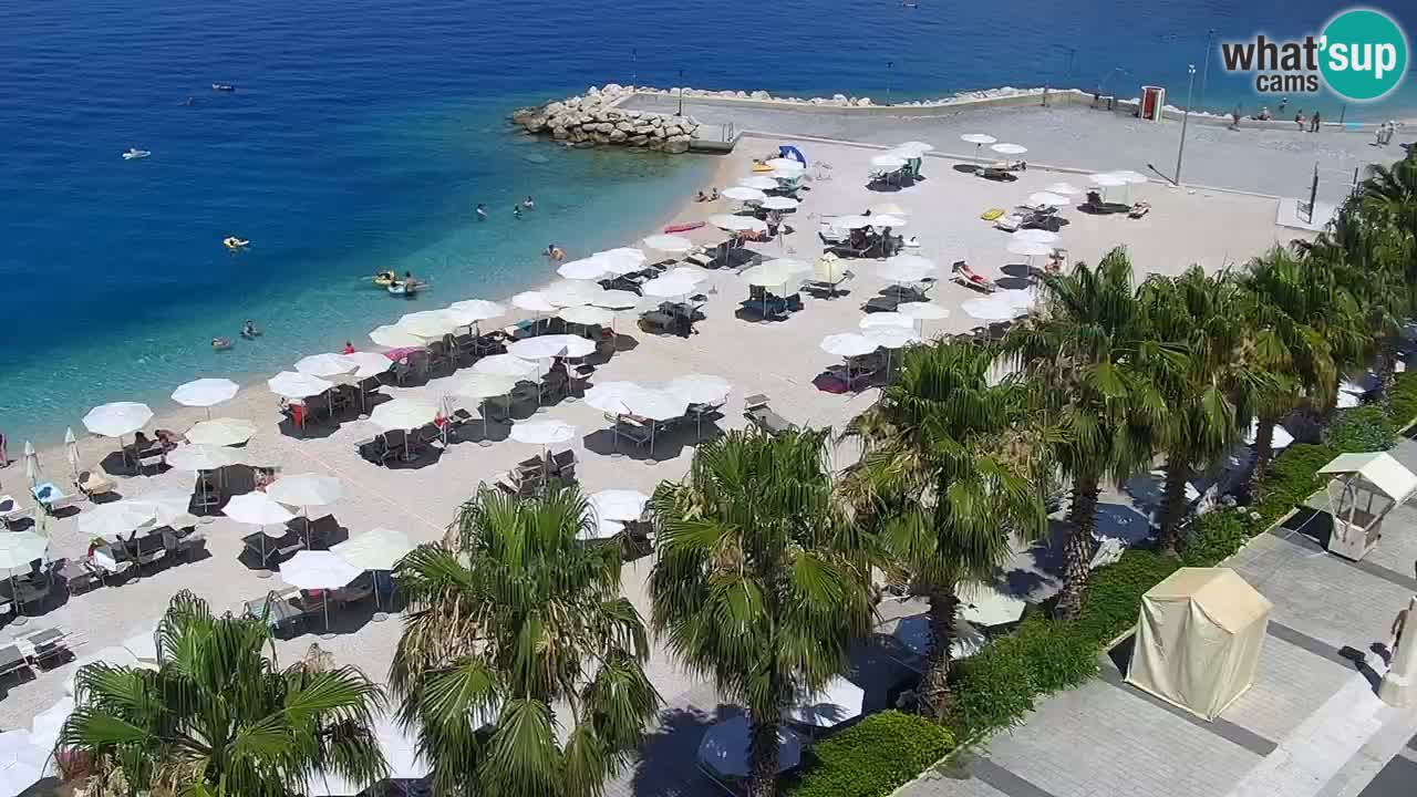 Live webcam Podgora beach – Dalmatia – Croatia