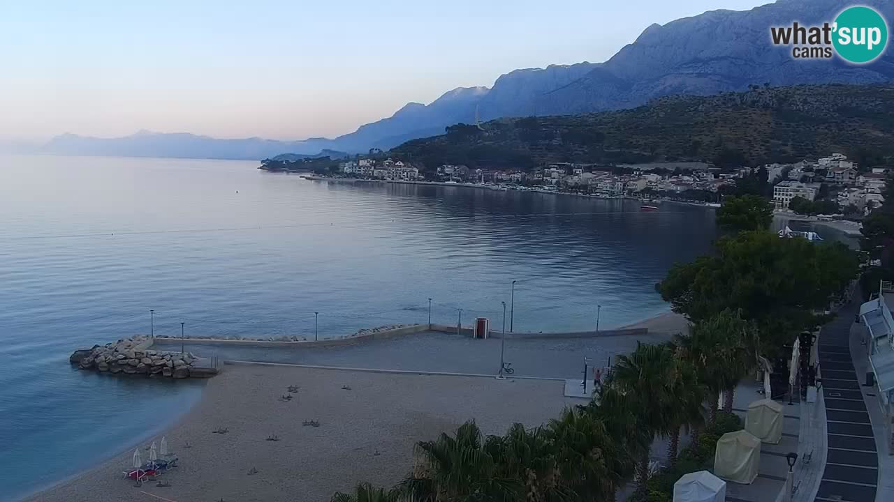 Live webcam Podgora beach – Dalmatia – Croatia