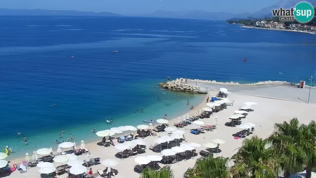 Live webcam Podgora beach – Dalmatia – Croatia
