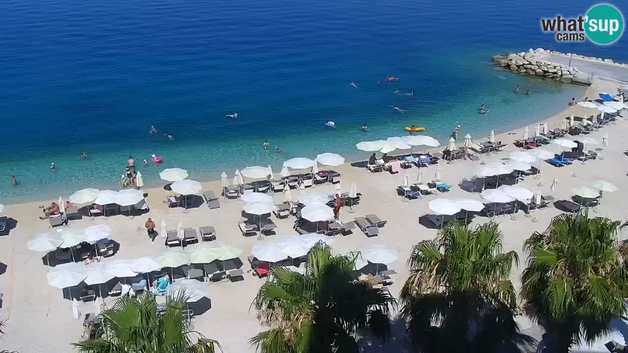 Live webcam Podgora beach – Dalmatia – Croatia