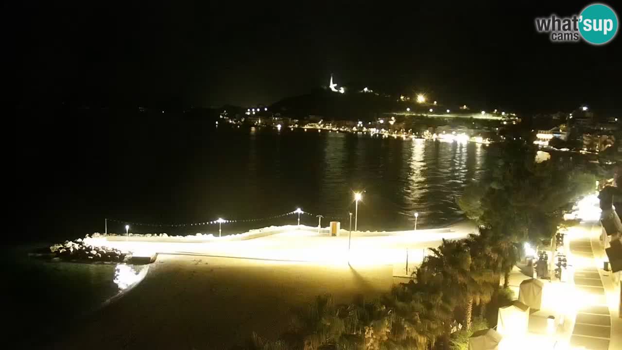 Live webcam Podgora beach – Dalmatia – Croatia