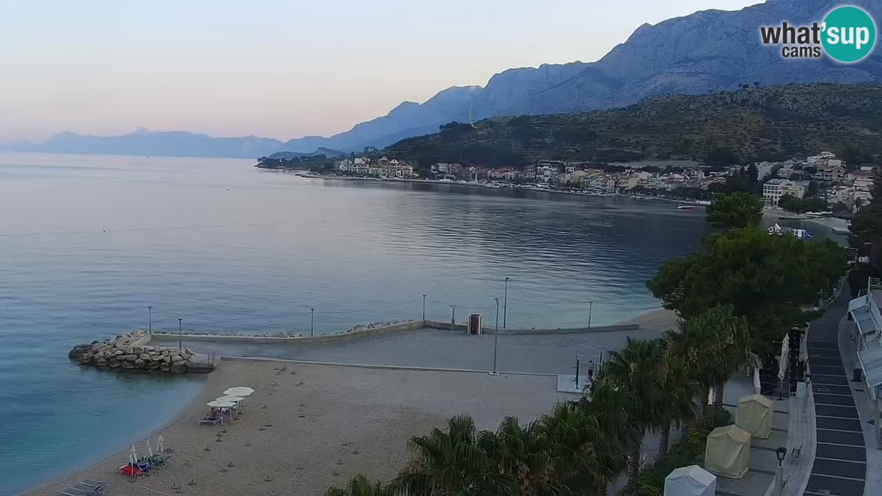 Live webcam Podgora beach – Dalmatia – Croatia