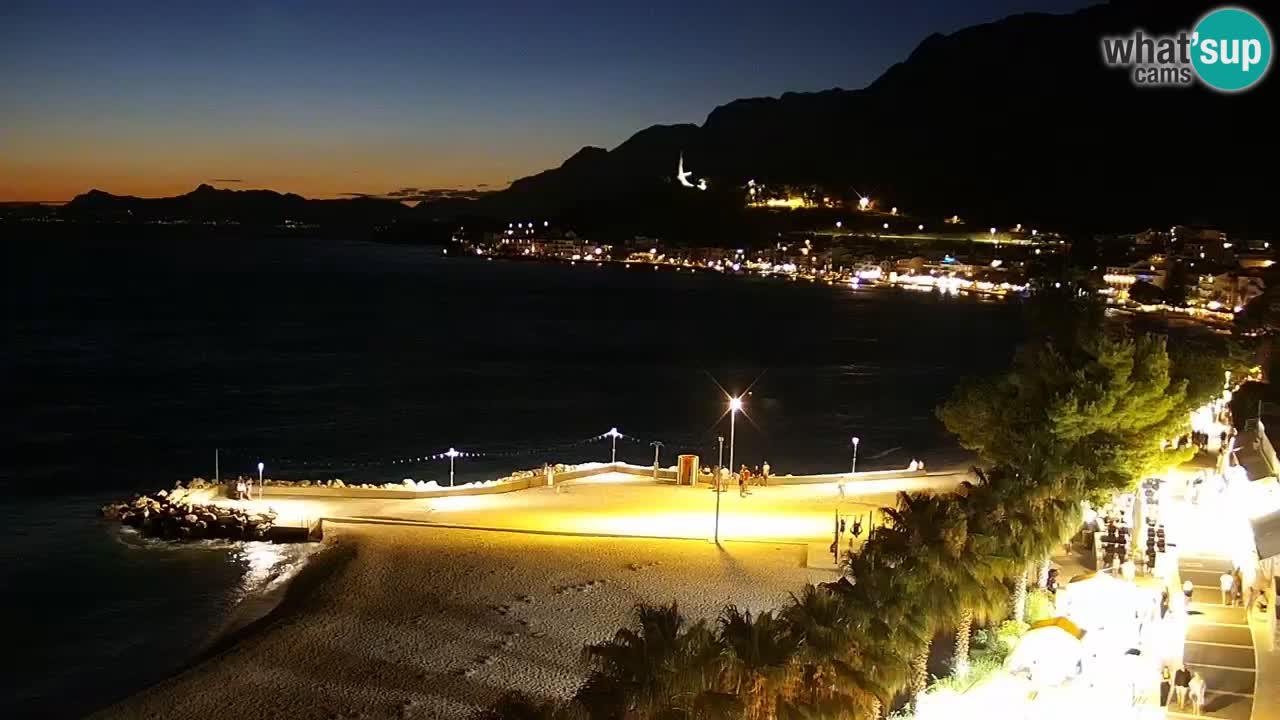 Live webcam Podgora beach – Dalmatia – Croatia