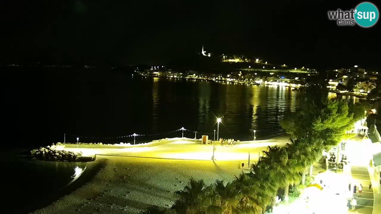 Live webcam Podgora beach – Dalmatia – Croatia