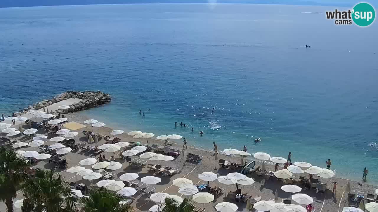 Live webcam Podgora beach – Dalmatia – Croatia
