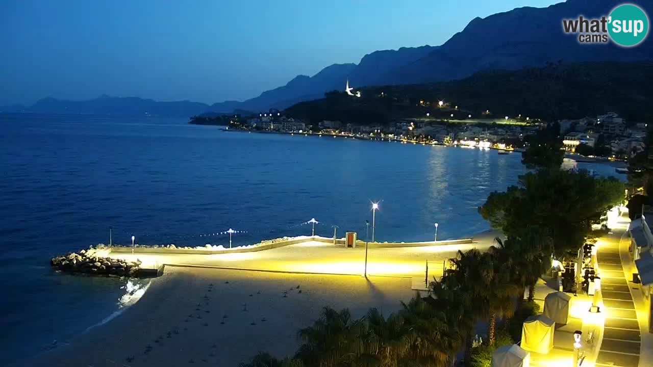 Live webcam Podgora beach – Dalmatia – Croatia