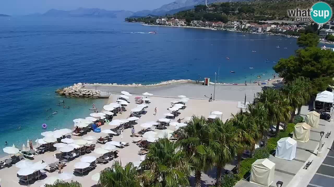 Live webcam Podgora beach – Dalmatia – Croatia