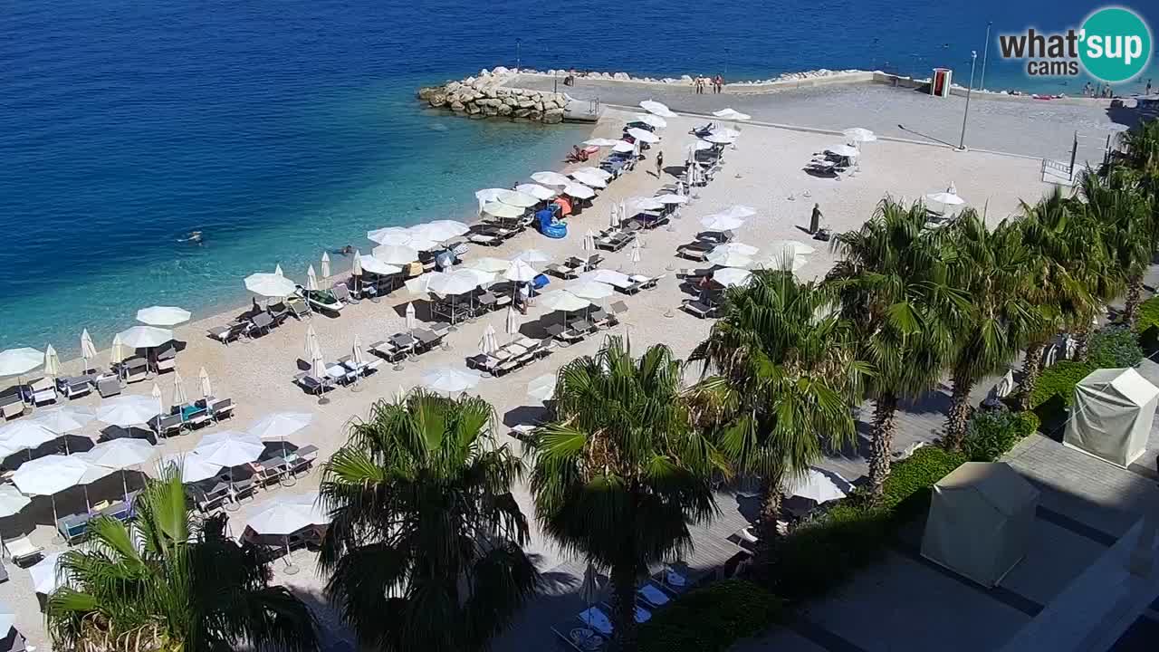 Live webcam Podgora beach – Dalmatia – Croatia