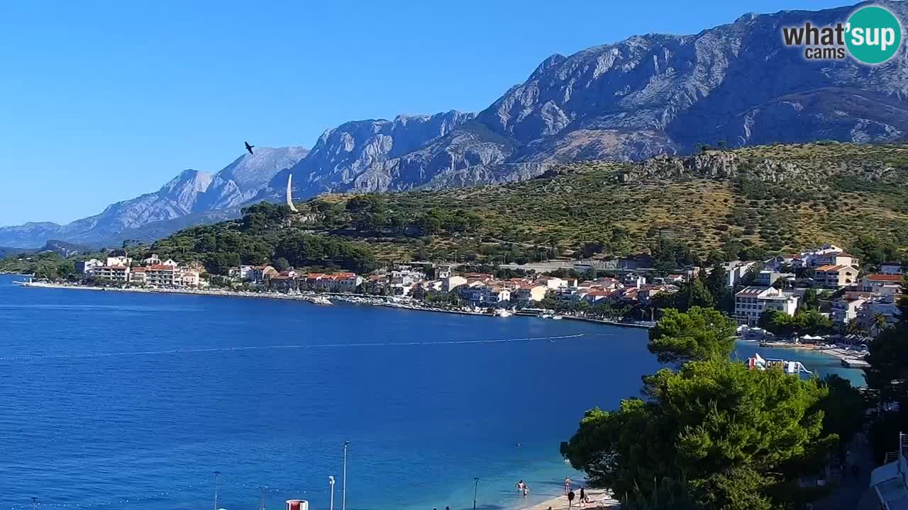 Live webcam Podgora beach – Dalmatia – Croatia