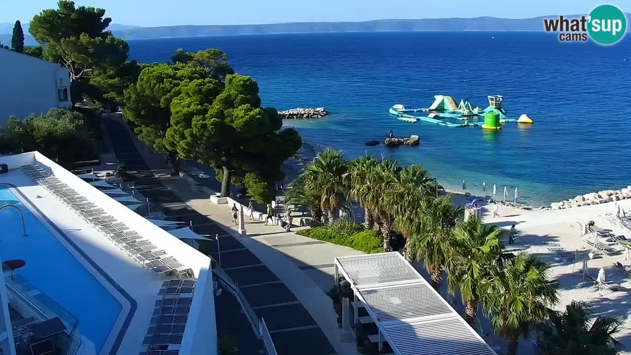 Live webcam Podgora beach – Dalmatia – Croatia