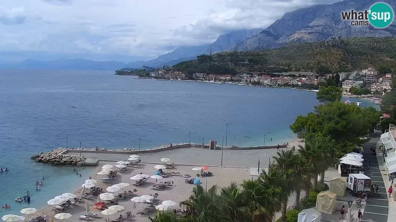 Live webcam Podgora beach – Dalmatia – Croatia