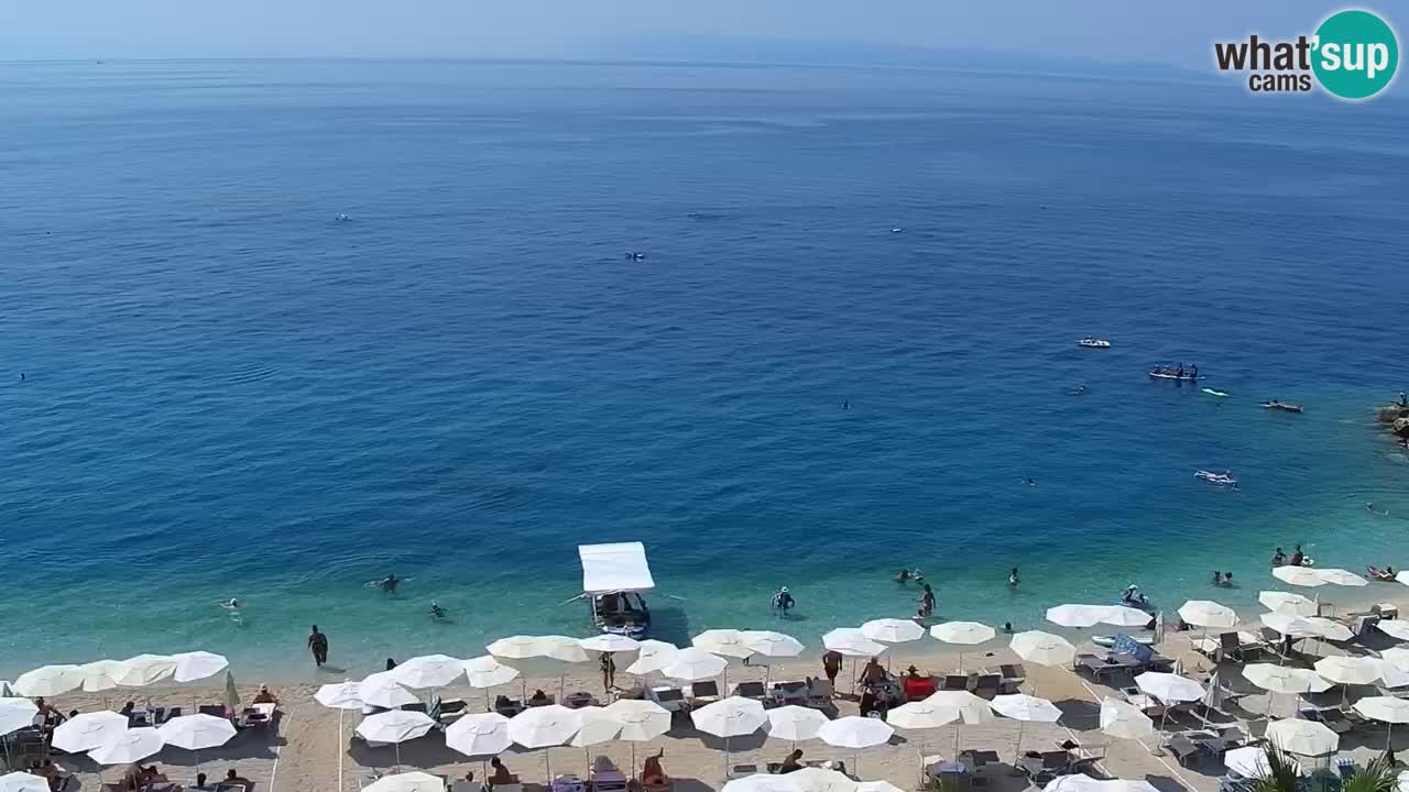 Live webcam Podgora beach – Dalmatia – Croatia