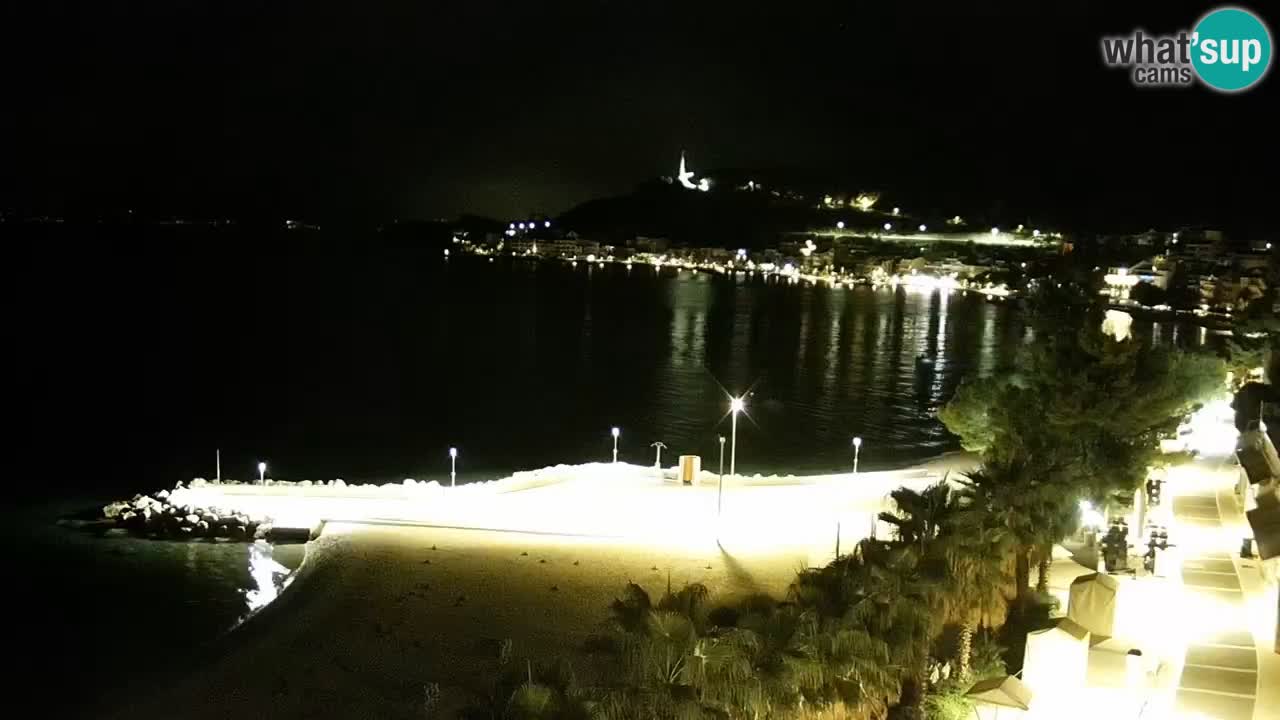 Live webcam Podgora beach – Dalmatia – Croatia
