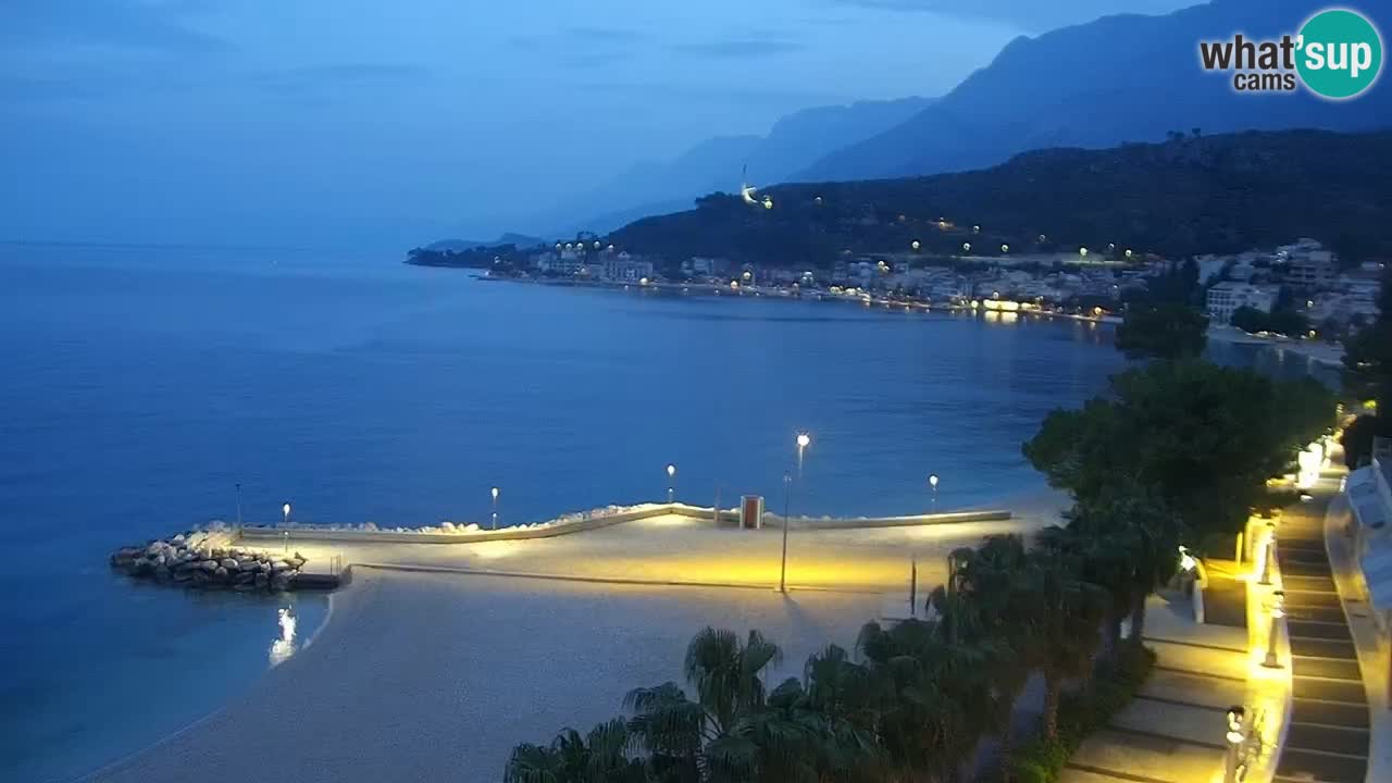 Live webcam Podgora beach – Dalmatia – Croatia