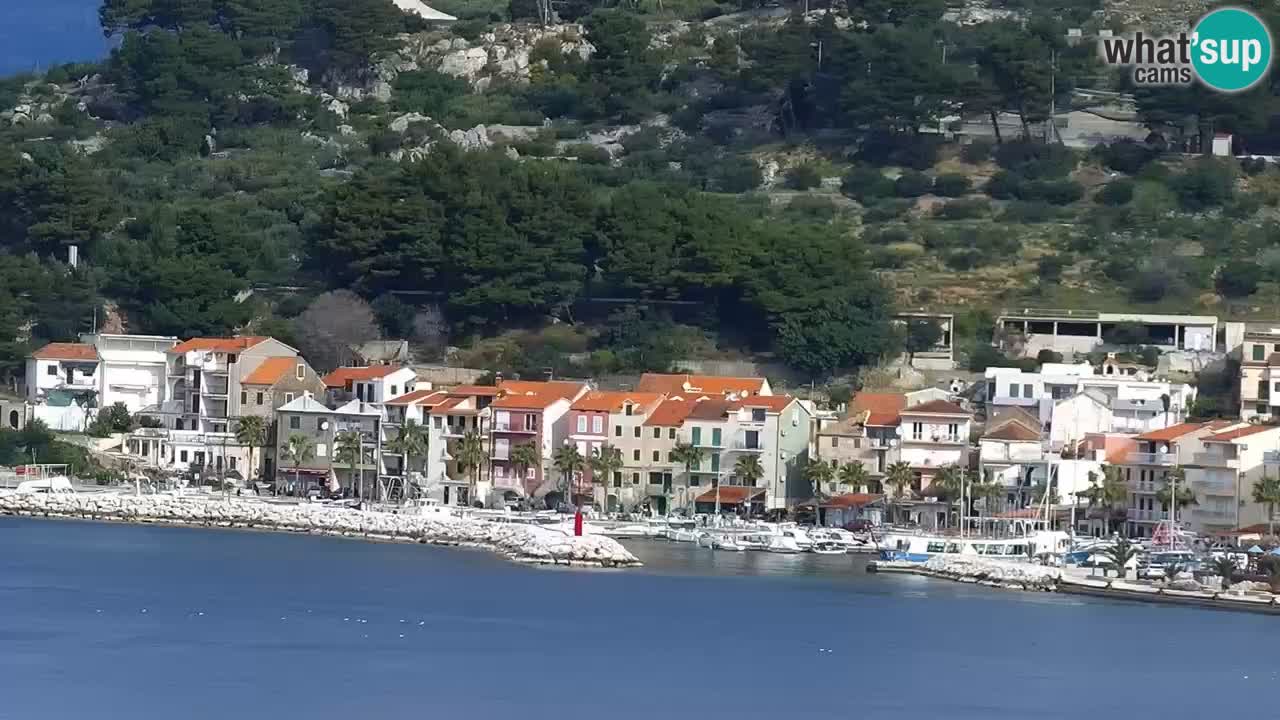 Live webcam Podgora beach – Dalmatia – Croatia