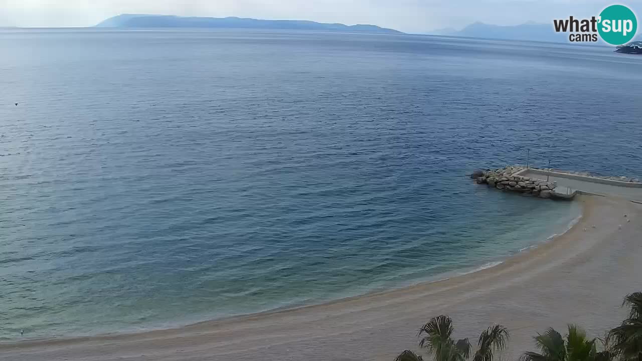 Live webcam Podgora beach – Dalmatia – Croatia
