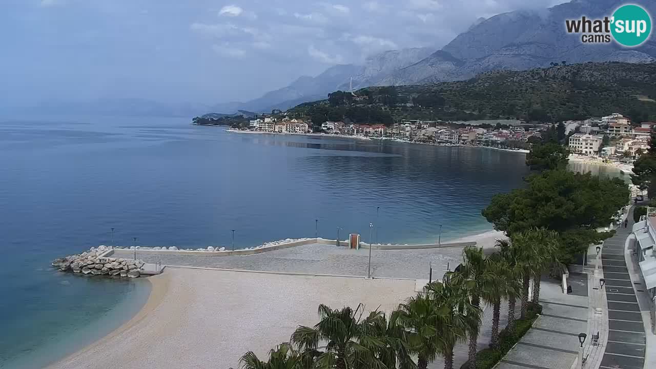 Live webcam Podgora beach – Dalmatia – Croatia