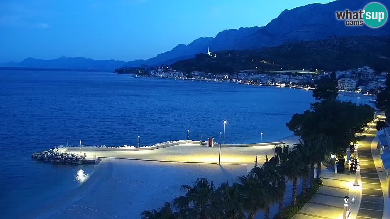 Live webcam Podgora beach – Dalmatia – Croatia