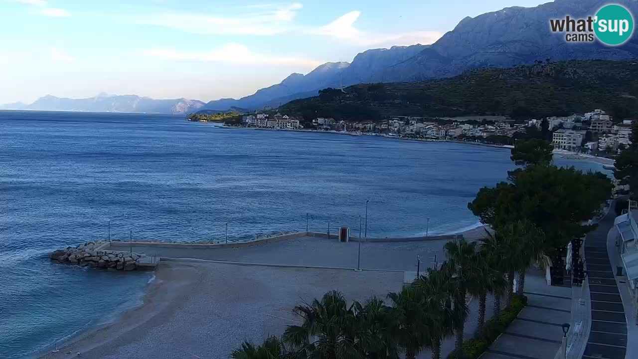 Live webcam Podgora beach – Dalmatia – Croatia