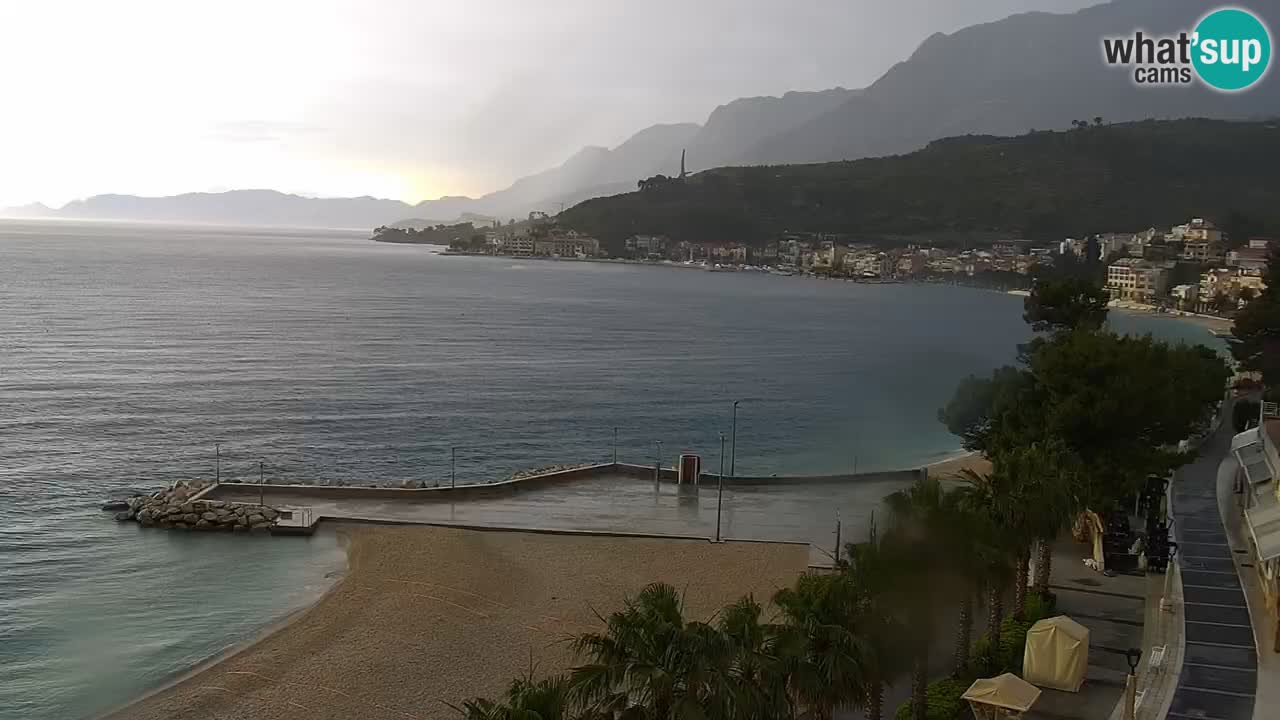 Live webcam Podgora beach – Dalmatia – Croatia