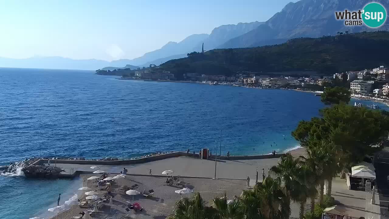 Live webcam Podgora beach – Dalmatia – Croatia