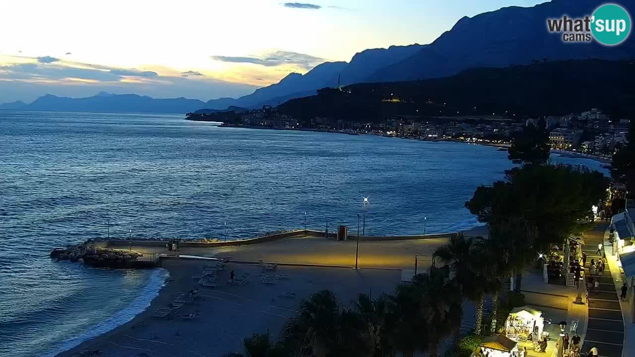 Live webcam Podgora beach – Dalmatia – Croatia