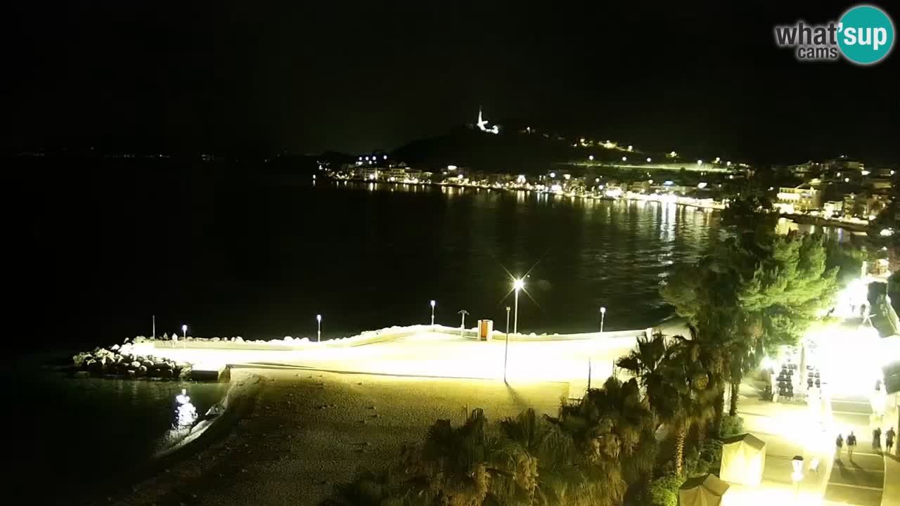 Live webcam Podgora beach – Dalmatia – Croatia