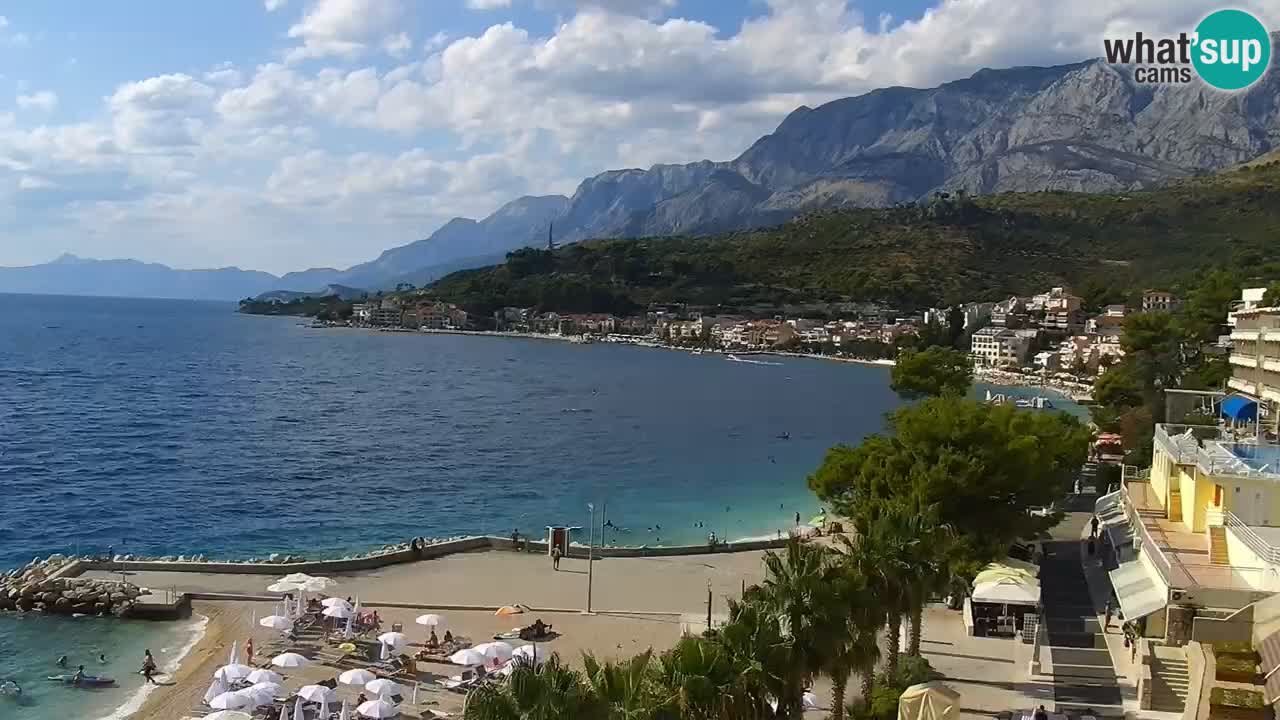 Live webcam Podgora beach – Dalmatia – Croatia