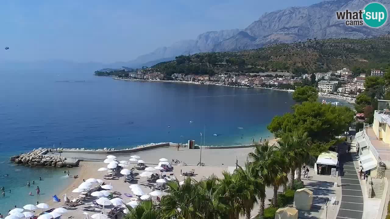 Live webcam Podgora beach – Dalmatia – Croatia