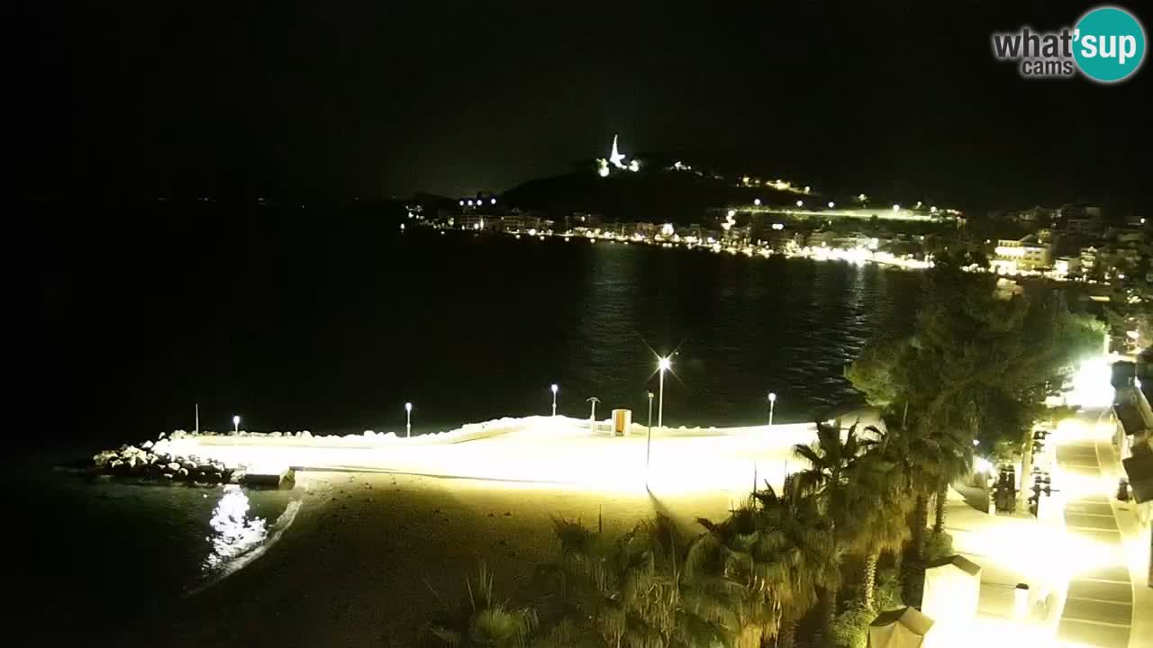 Live webcam Podgora beach – Dalmatia – Croatia