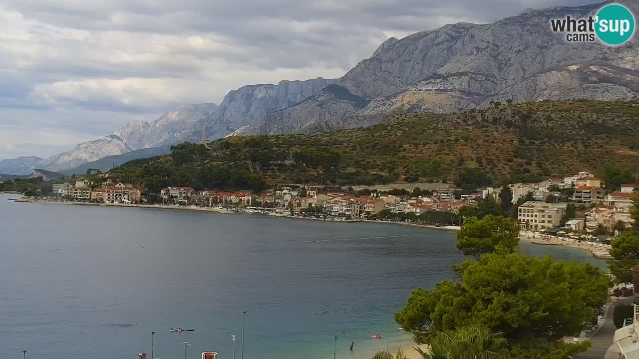Live webcam Podgora beach – Dalmatia – Croatia