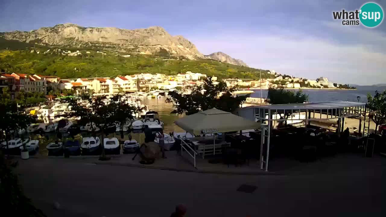Live webcam Marina in Podgora – Dalmatia – Croatia