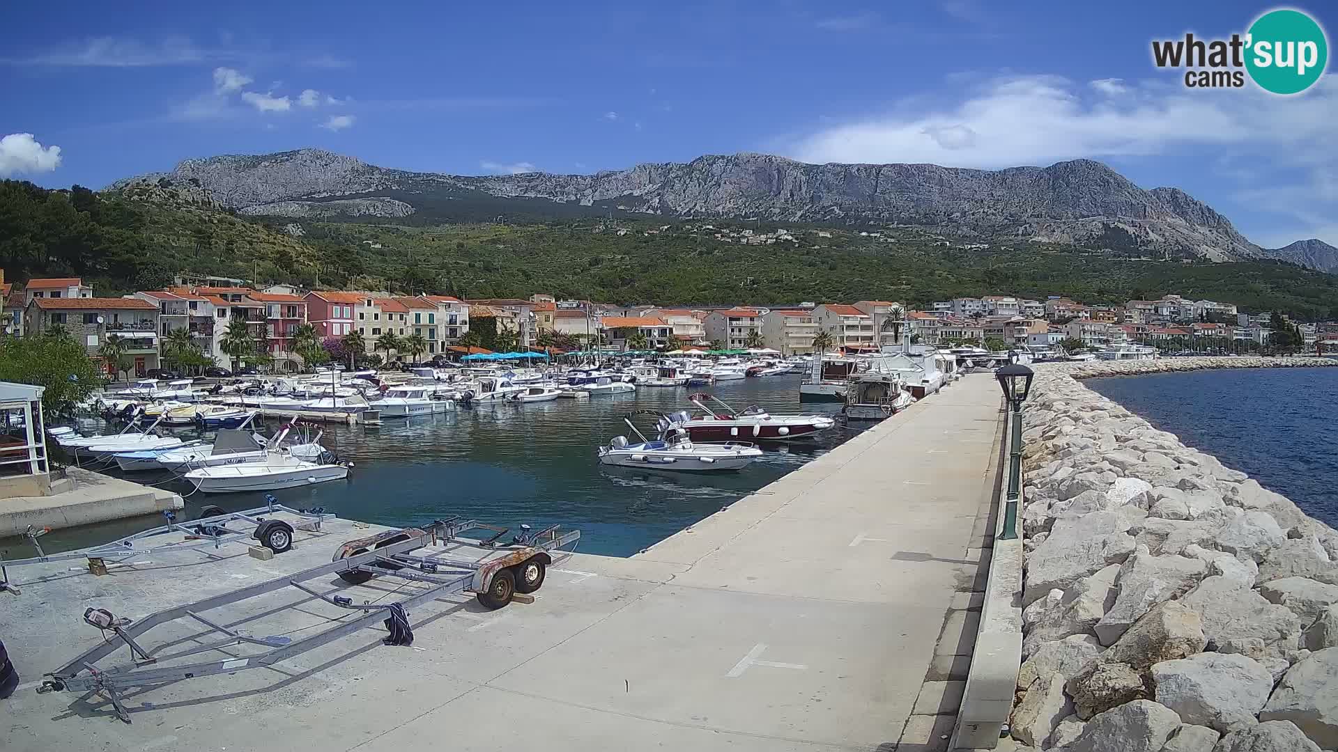 PODGORA Live Webcam Marina – Incroyable Dalmatie