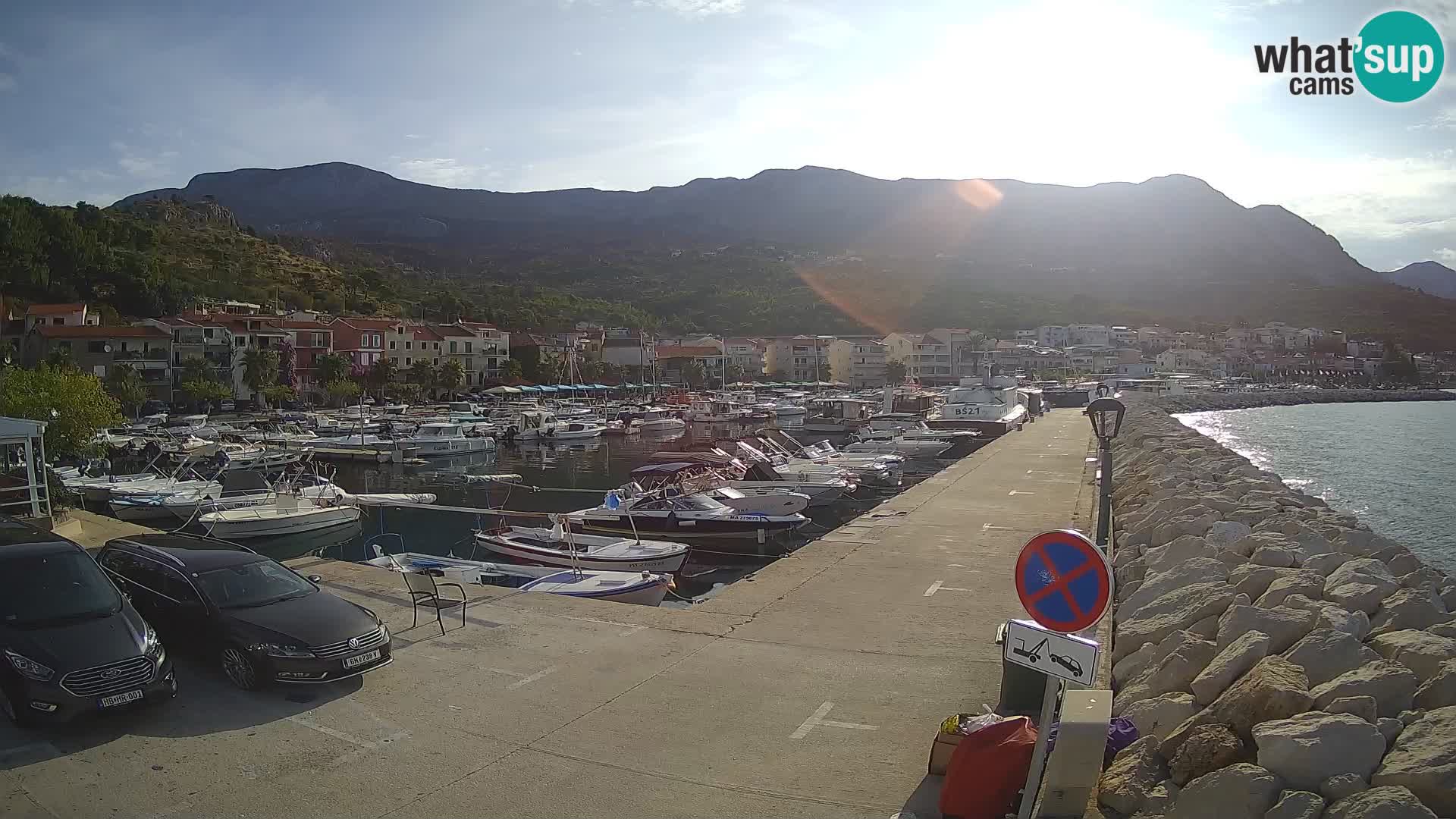 Cámara web de PODGORA Marina – Asombroso Dalmacia