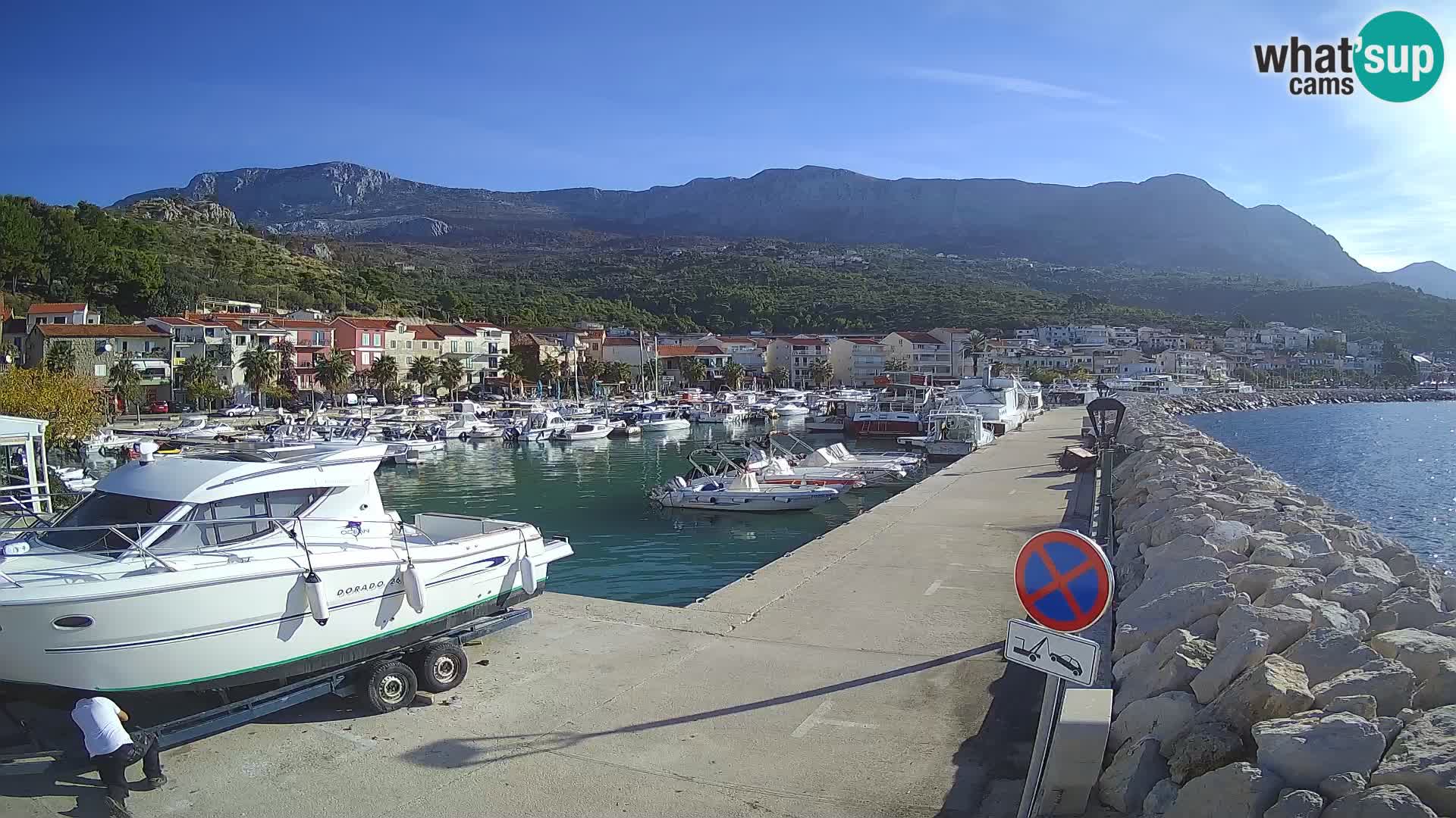 PODGORA Live Webcam Marina – Incroyable Dalmatie