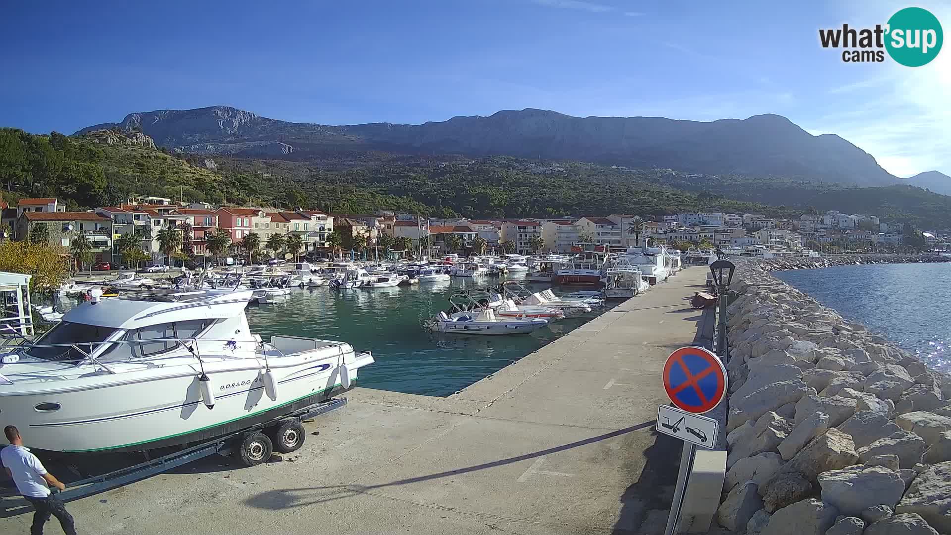 Cámara web de PODGORA Marina – Asombroso Dalmacia