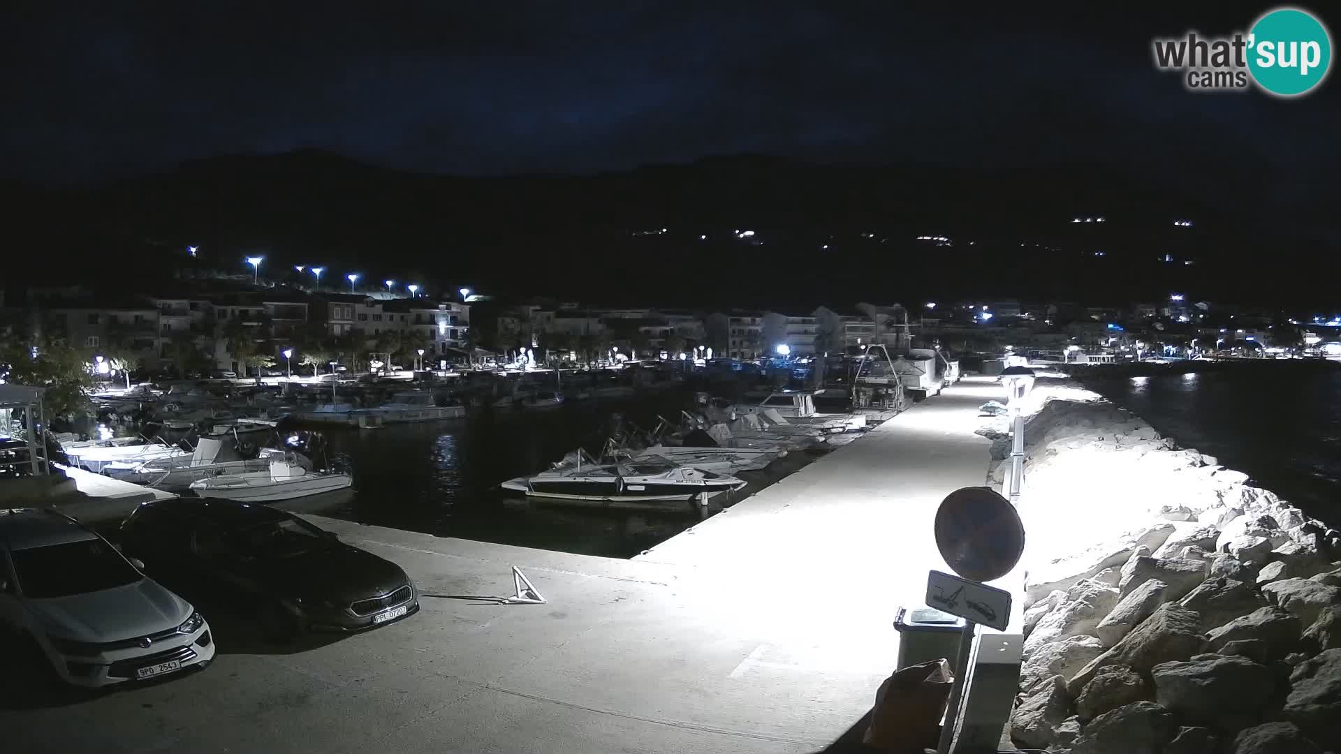 Cámara web de PODGORA Marina – Asombroso Dalmacia