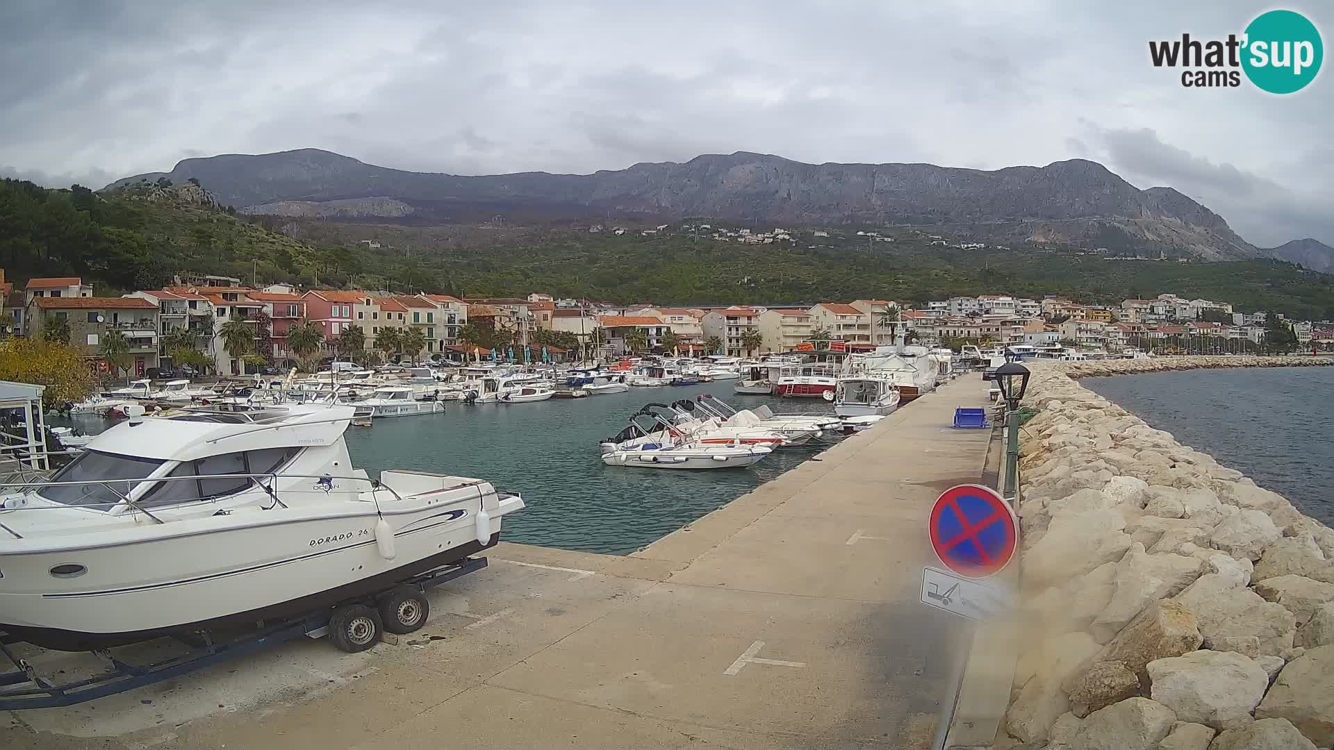 Cámara web de PODGORA Marina – Asombroso Dalmacia