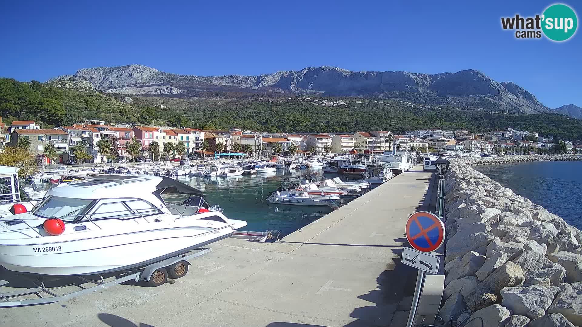 Cámara web de PODGORA Marina – Asombroso Dalmacia