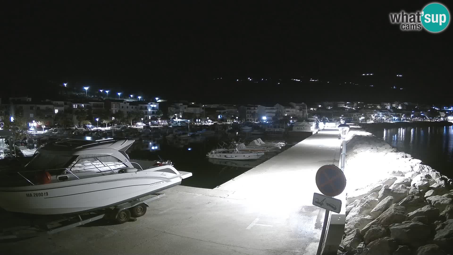 Cámara web de PODGORA Marina – Asombroso Dalmacia