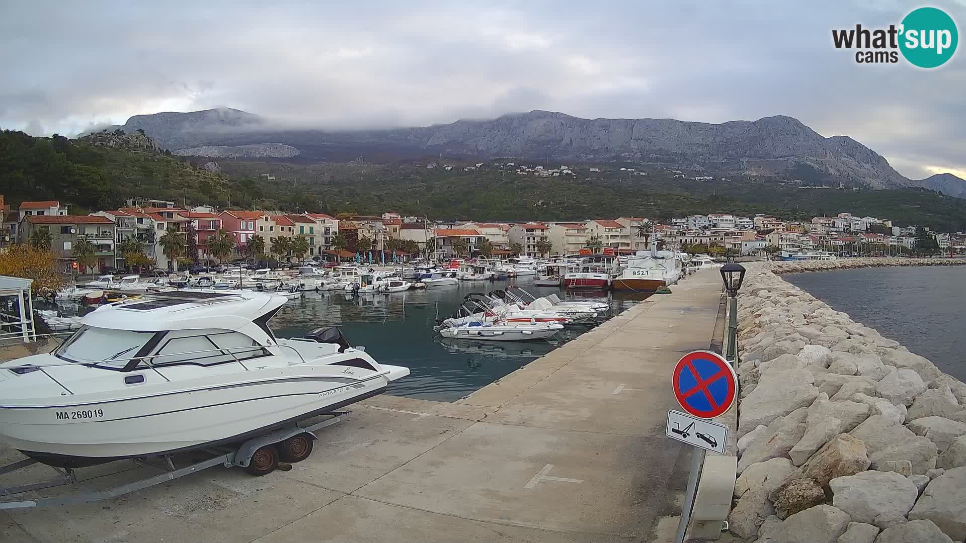 Cámara web de PODGORA Marina – Asombroso Dalmacia