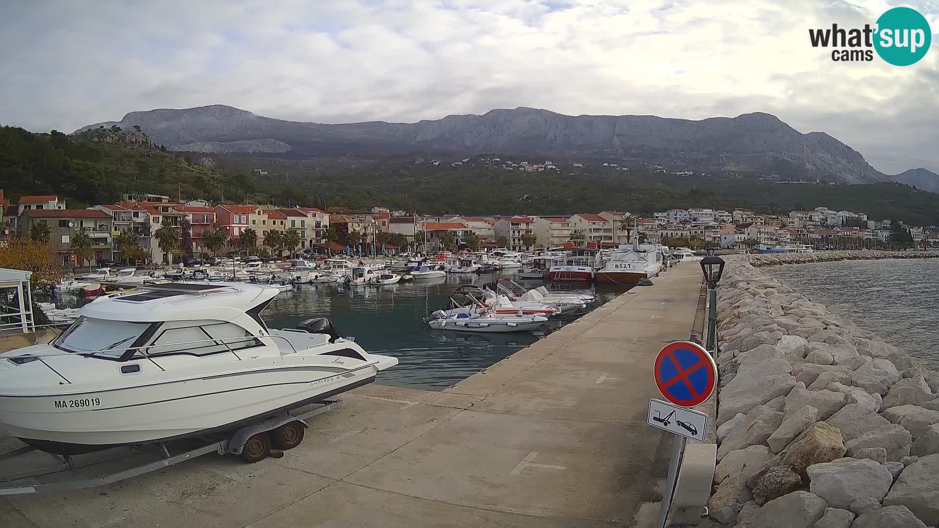 Cámara web de PODGORA Marina – Asombroso Dalmacia