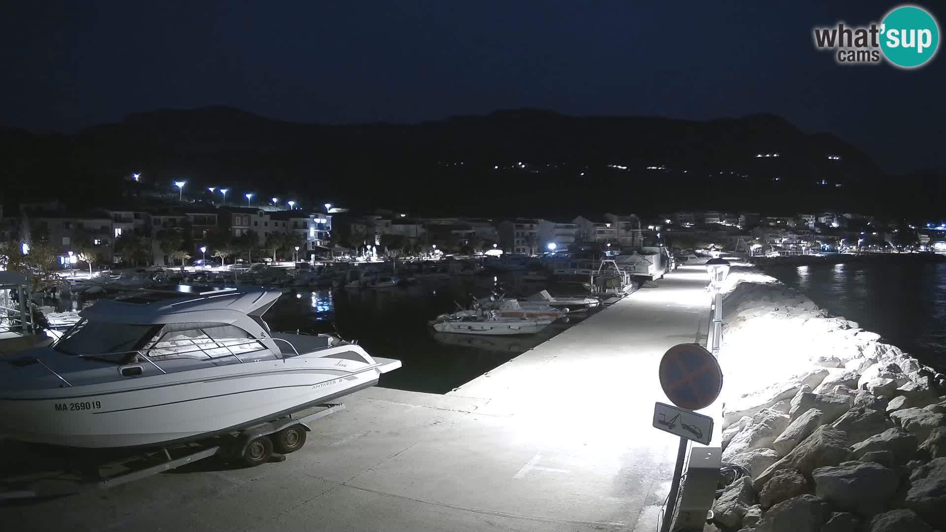 Cámara web de PODGORA Marina – Asombroso Dalmacia