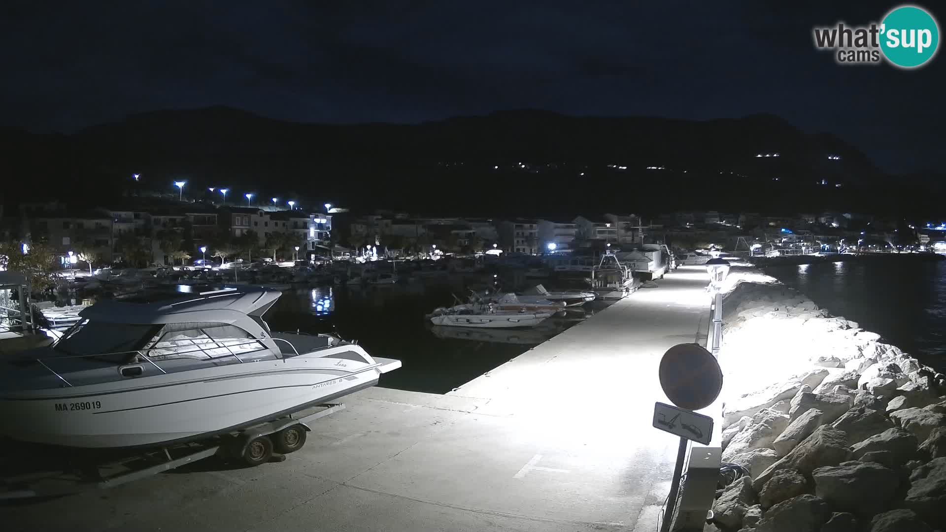 Cámara web de PODGORA Marina – Asombroso Dalmacia