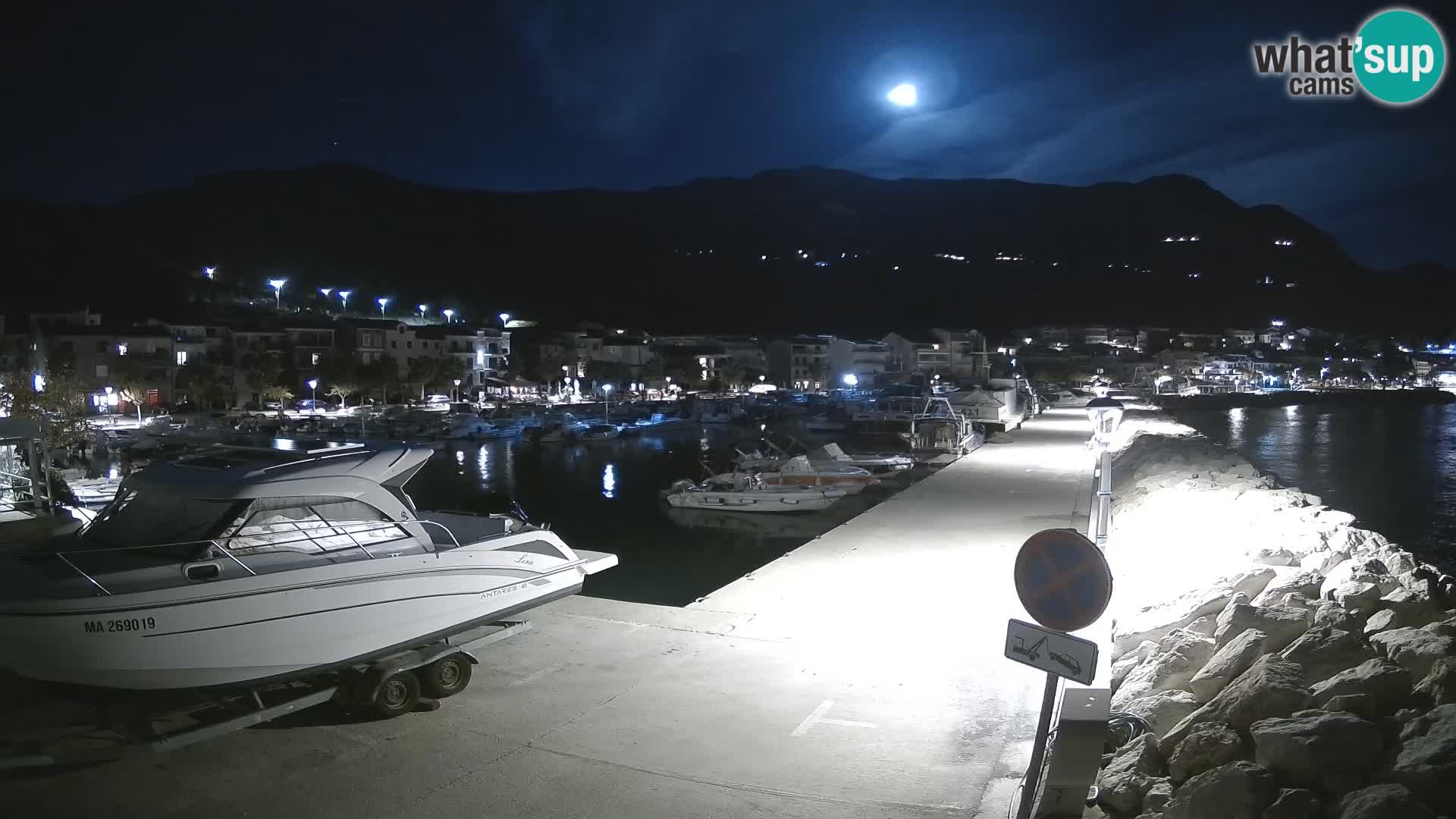 Cámara web de PODGORA Marina – Asombroso Dalmacia