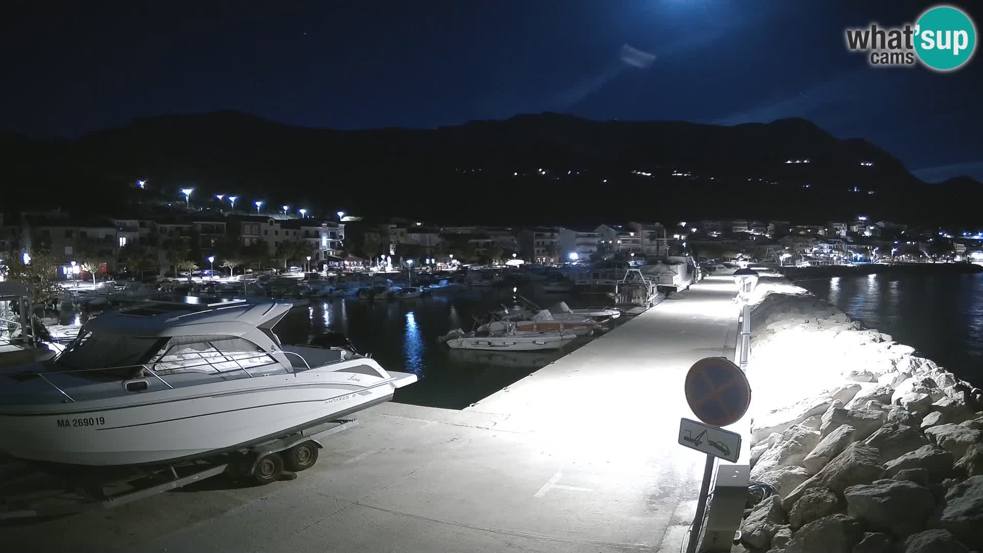 Cámara web de PODGORA Marina – Asombroso Dalmacia