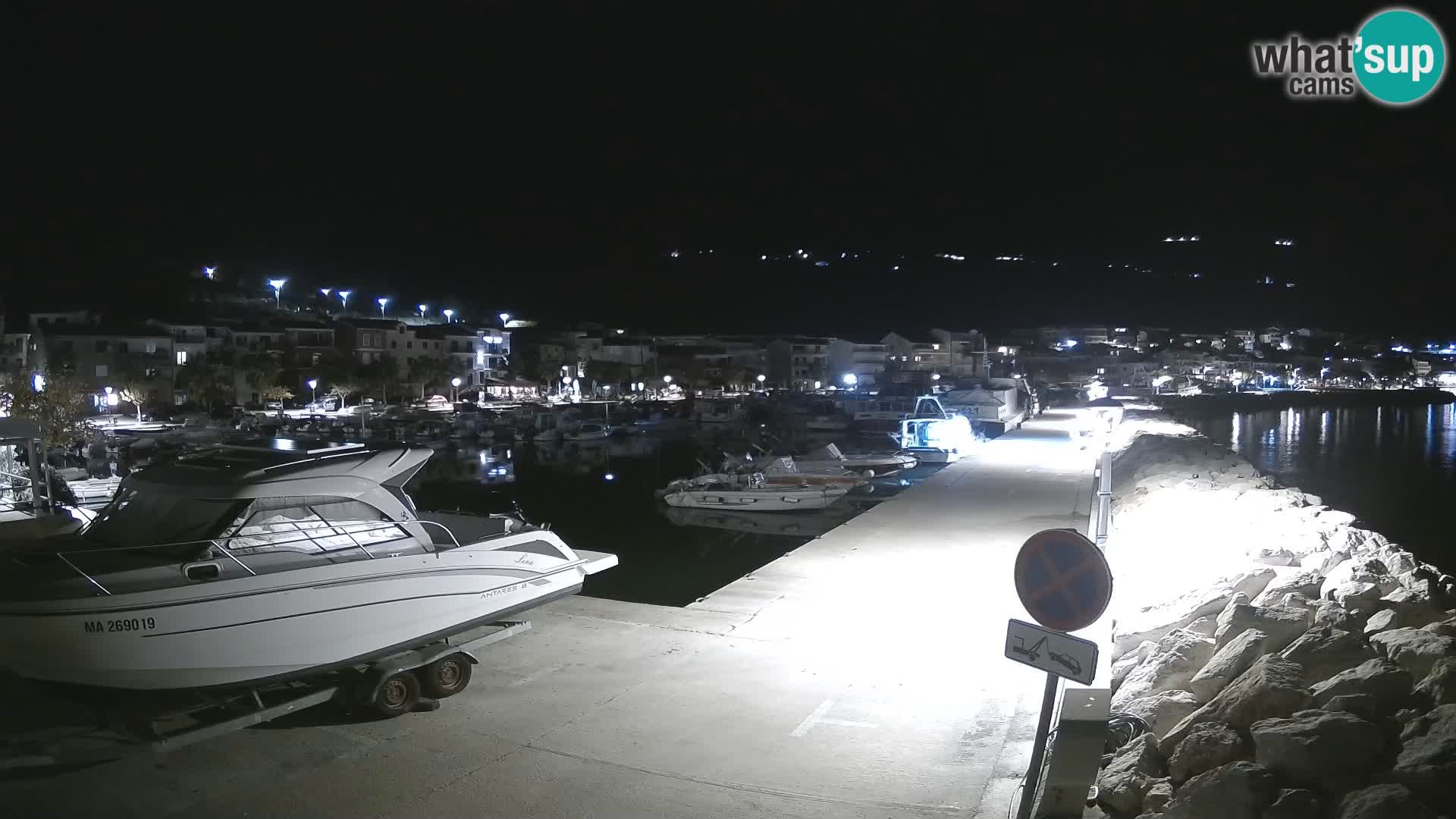 Cámara web de PODGORA Marina – Asombroso Dalmacia