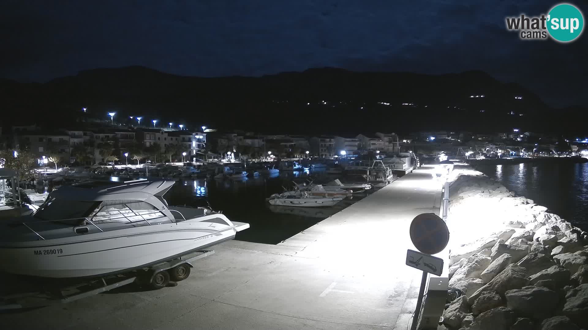 Cámara web de PODGORA Marina – Asombroso Dalmacia